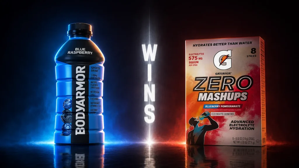 Body Armor vs Gatorade