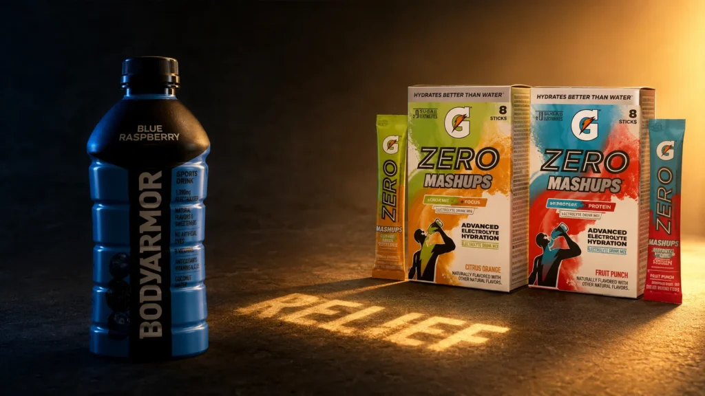 Body Armor vs Gatorade for Hangover