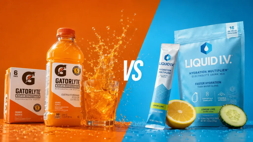 Gatorlyte vs Liquid IV Which Really Wins