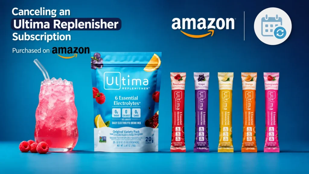 Canceling an Ultima Replenisher Subscription Purchased on Amazon