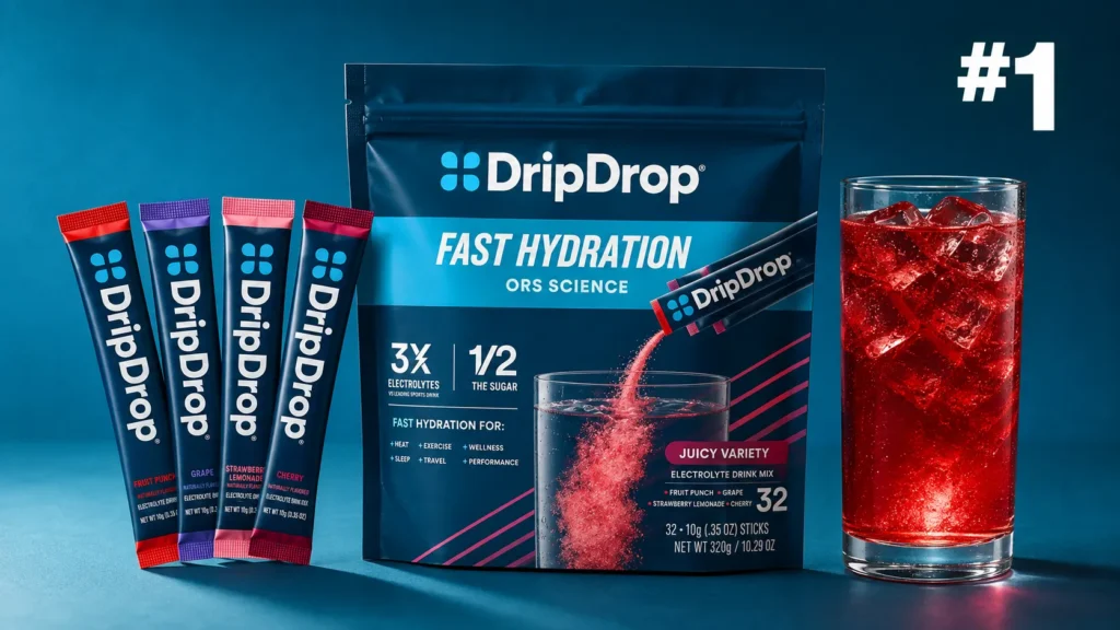 DripDrop ORS - Best Overall for Stomach Flu