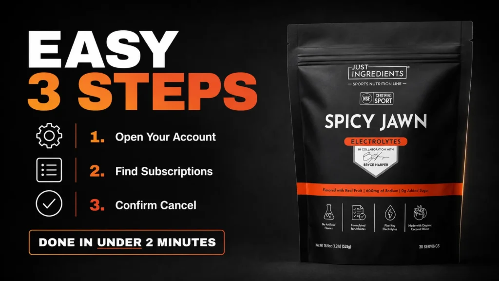 How To Cancel Just Ingredients Subscription