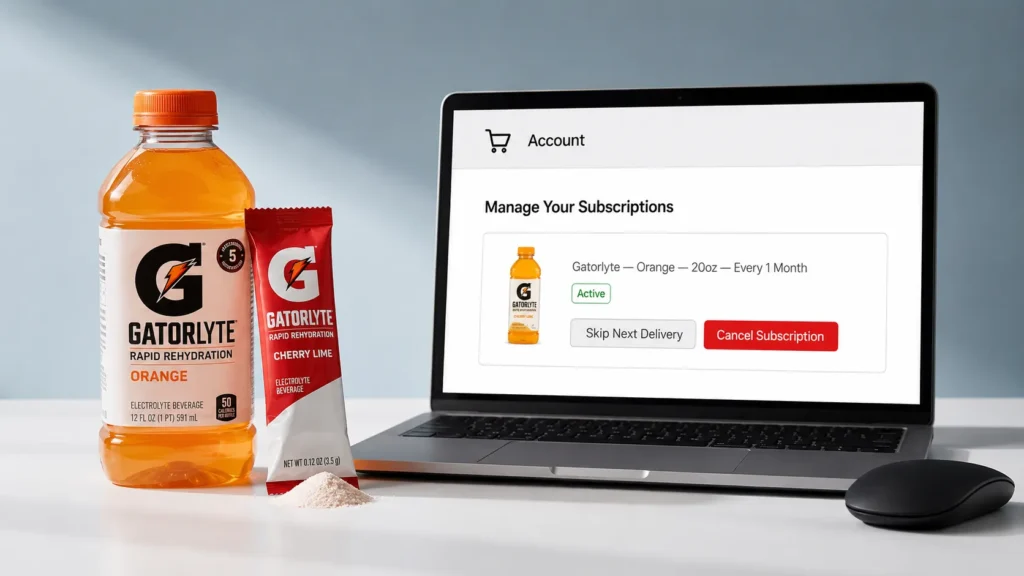 How to Cancel a Gatorlyte Subscription on Amazon
