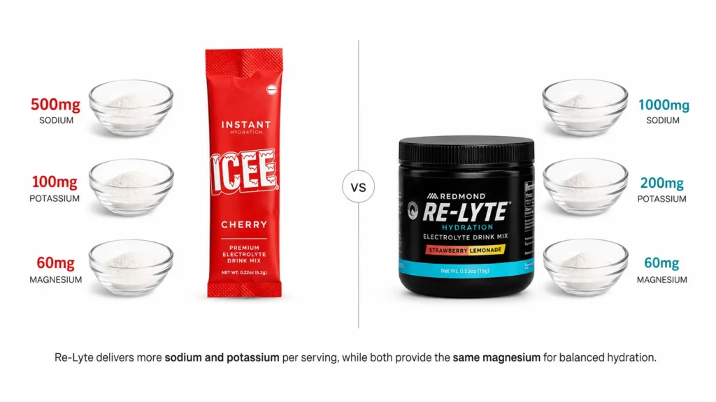 Instant Hydration vs Relyte Electrolyte – What Actually in Each Stick
