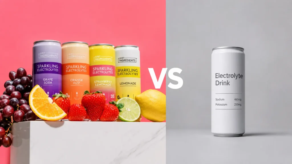 Just Ingredients Electrolytes vs Other Brands