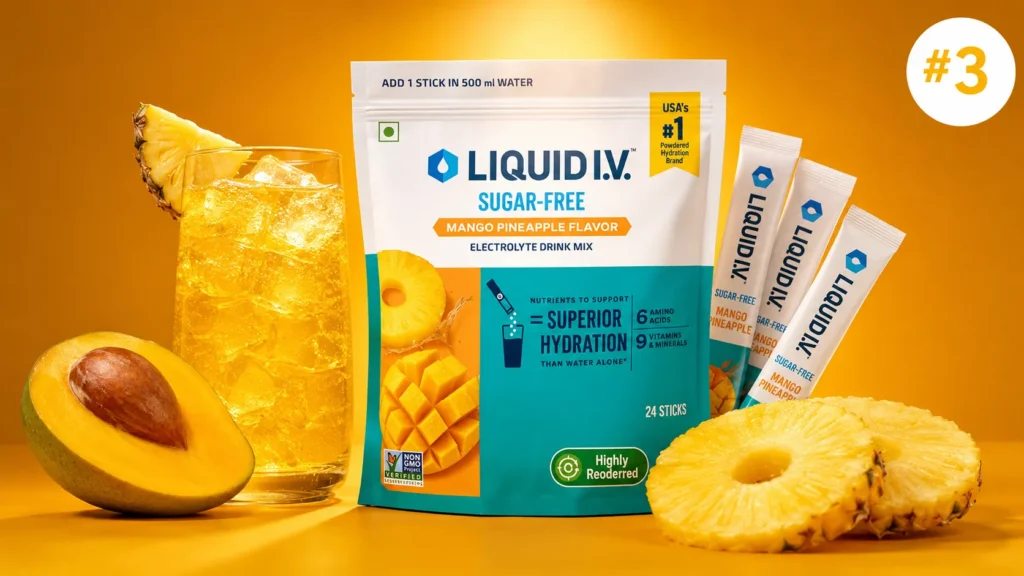 Liquid IV - Best for Absorption Speed and Illness Recovery