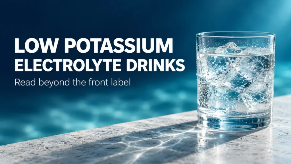 Low Potassium Electrolyte Drinks