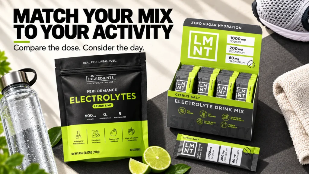 Which fits everyday hydration and exercise